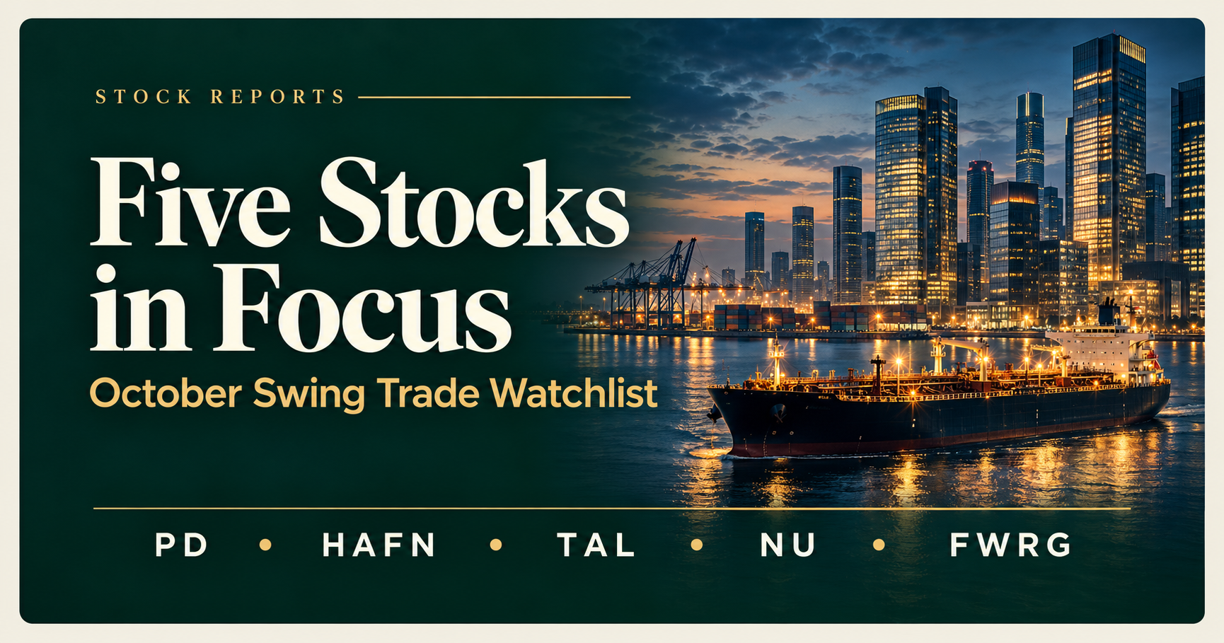 October Swing-Trade Watchlist Cover